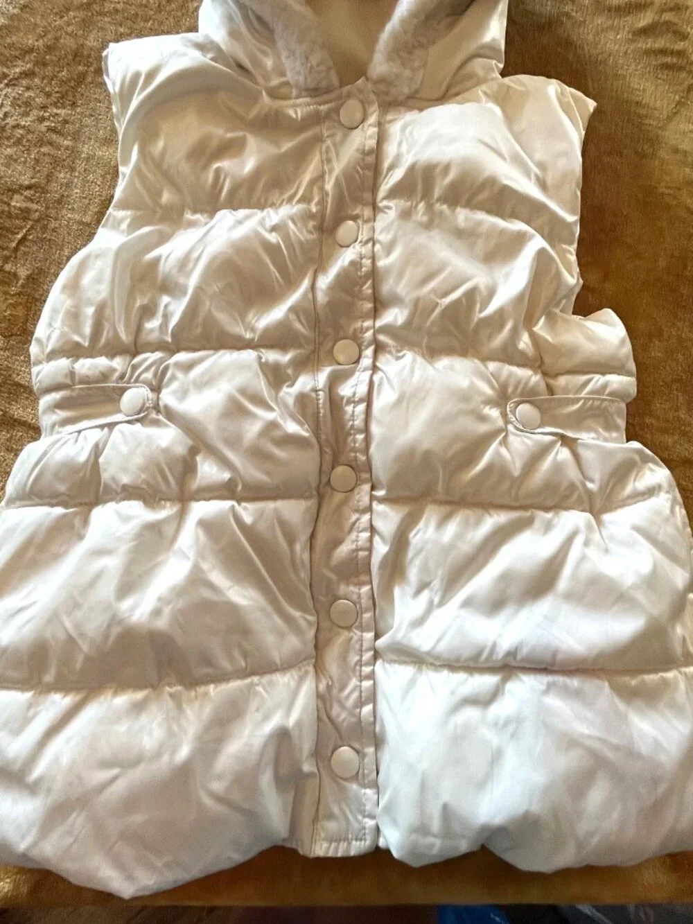 Gymboree white puffer
